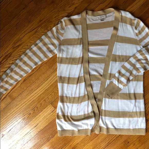 LOFT Striped Cardigan - Picture 2 of 5